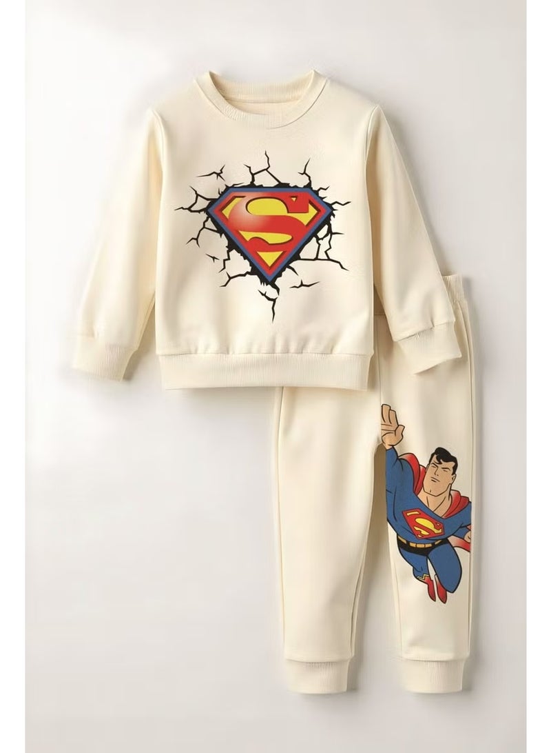 Myada Premium Superhero Printed Bottom Top Child Set 23299 - Image 1